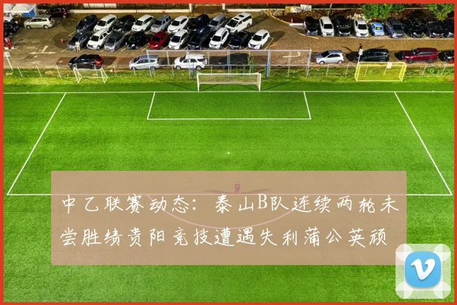 中乙联赛动态：泰山B队连续两轮未尝胜绩贵阳竞技遭遇失利蒲公英顽强战平